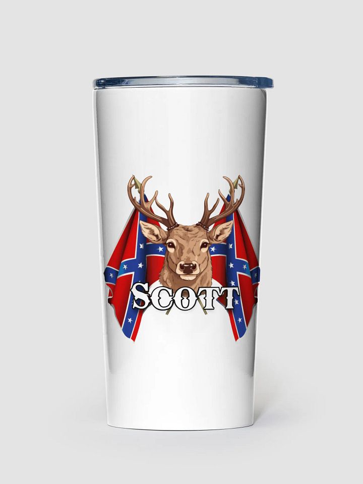 "Scott" Last Name Rebel Redneck Deer - Adult Tumbler product image (1)