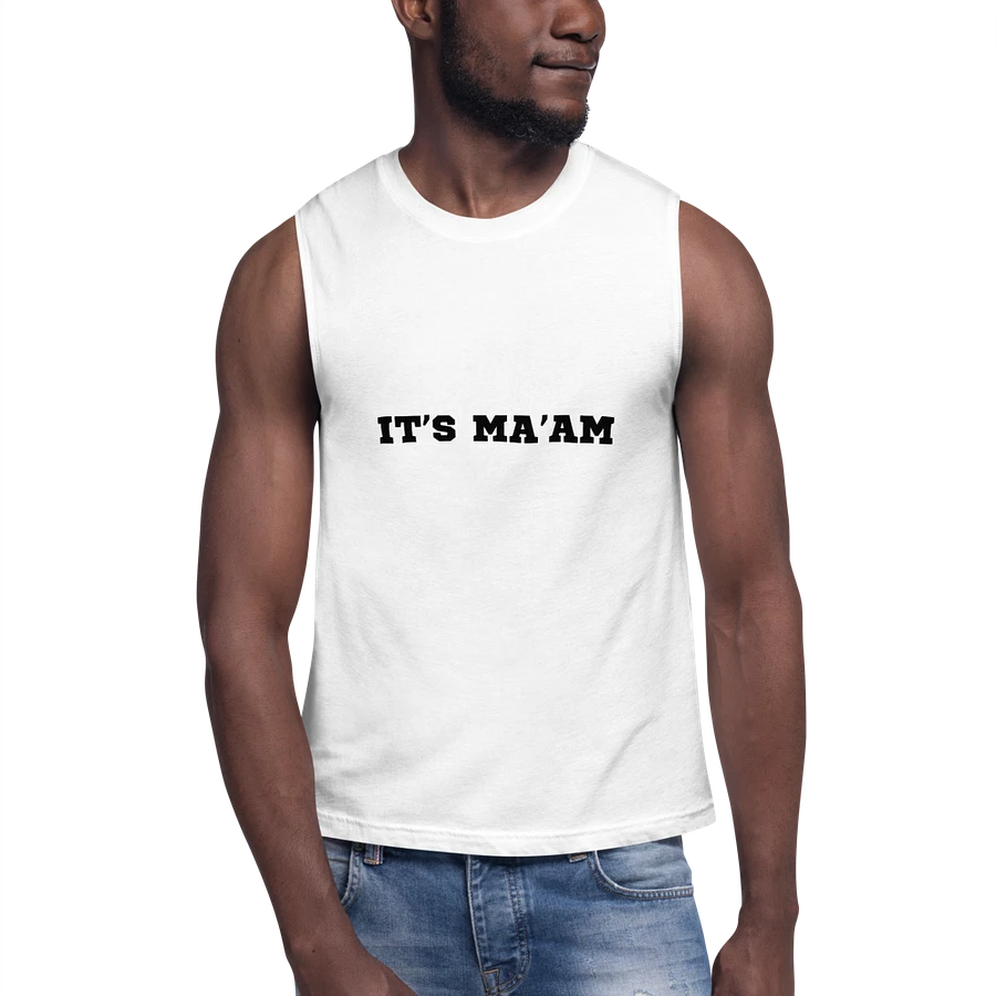 IT'S MA'AM UNISEX MUSCLE TEE product image (6)