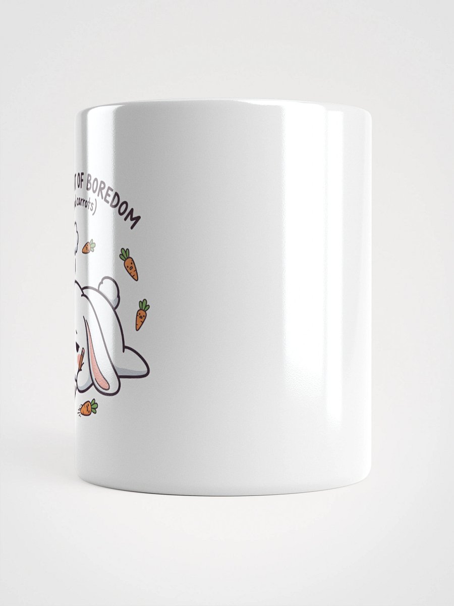 Bored Bunny Artist White Glossy Mug product image (6)