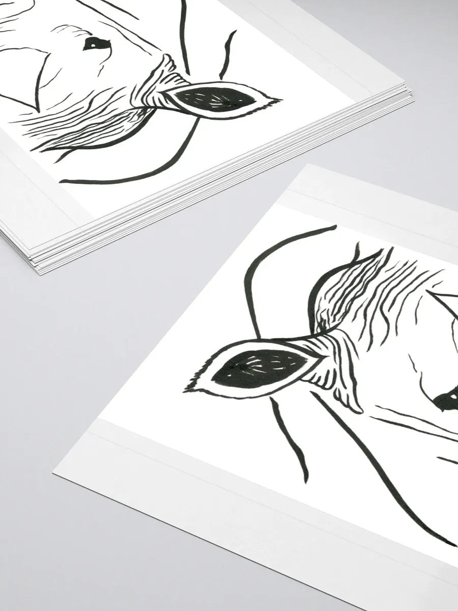 Face Of A Rhino Sticker product image (11)