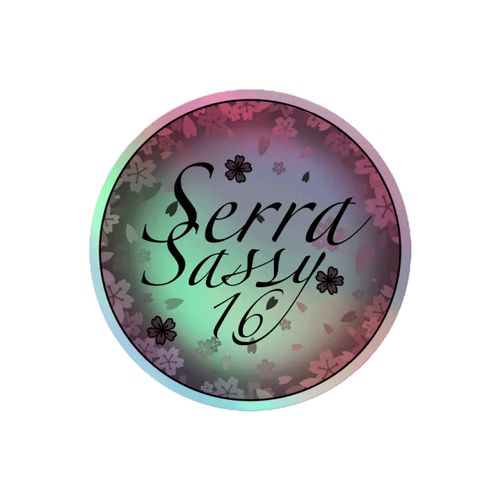 SerraSassy16 Logo Sticker Holographic product image (2)