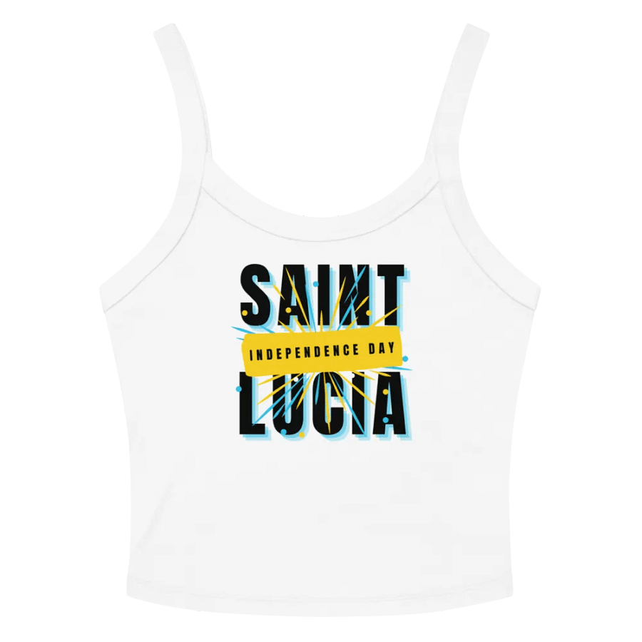 Saint Lucia Independence Day Celebration Tank Top product image (13)