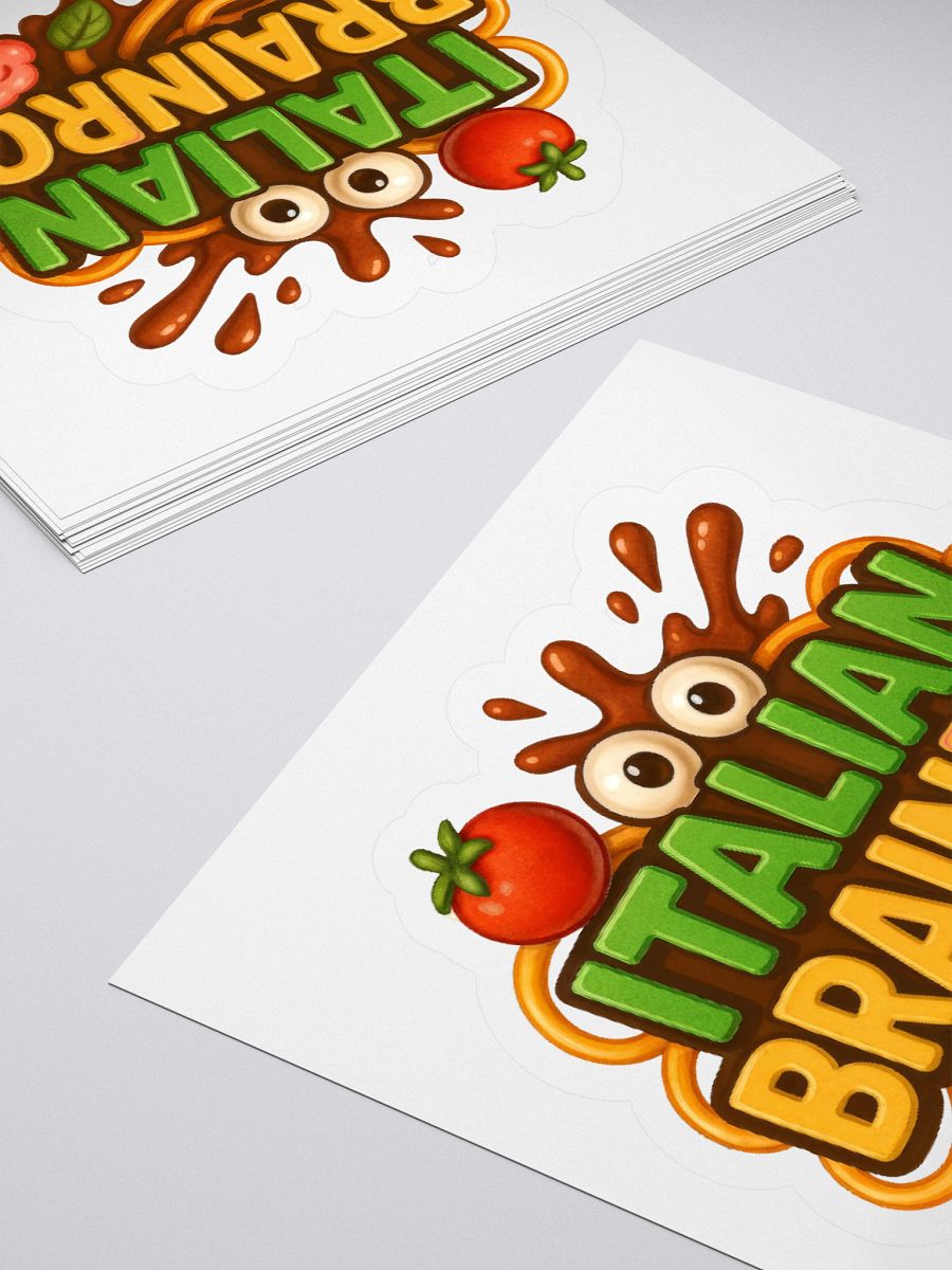 Italian Brainrot Logo Sticker product image (13)