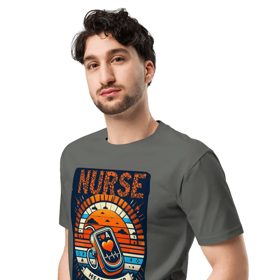 Heart Saver Nurse Sunset T-shirt product image (5)