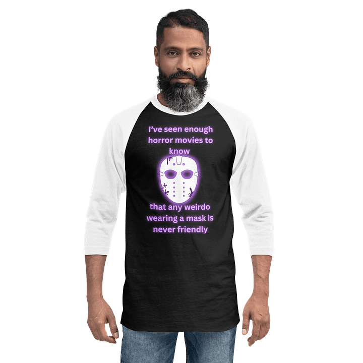 Horror Mask Madness Raglan Tee product image (9)