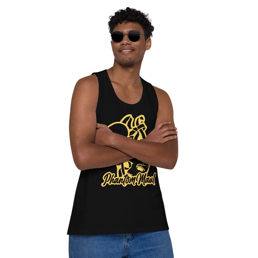 Yellow Big Logo Men's Tank Top product image (21)