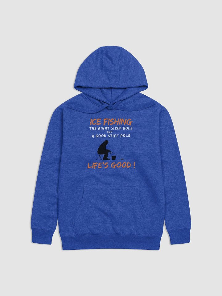 Ice Fishing Vibes Premium Hoodie product image (2)
