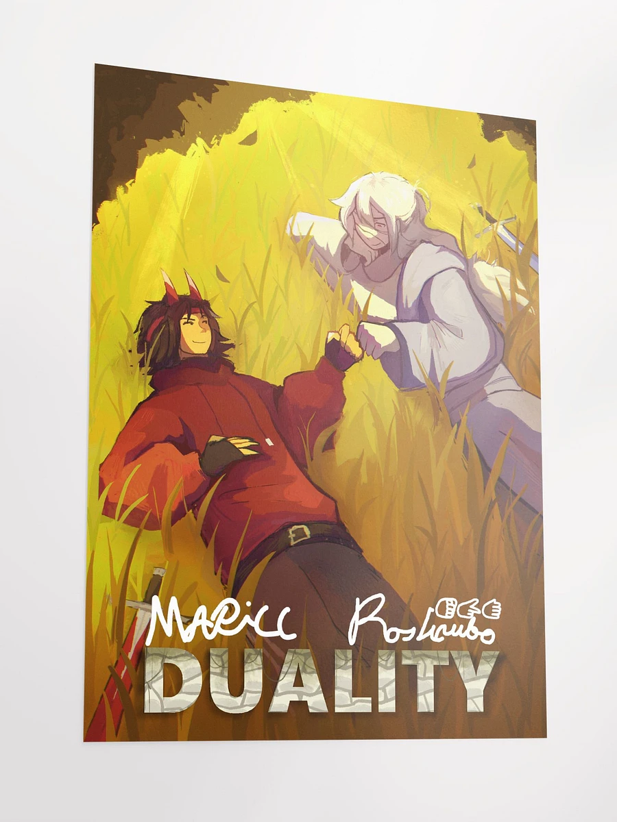 Duality Duo Limited Edition Signed Poster - Grass product image (3)