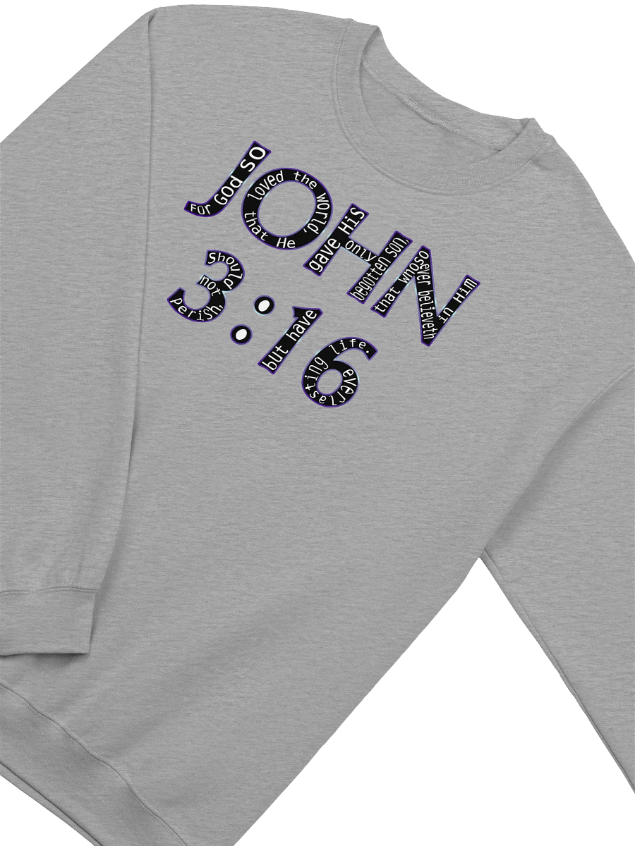 John 3:16 With Verse Sweatshirt product image (3)