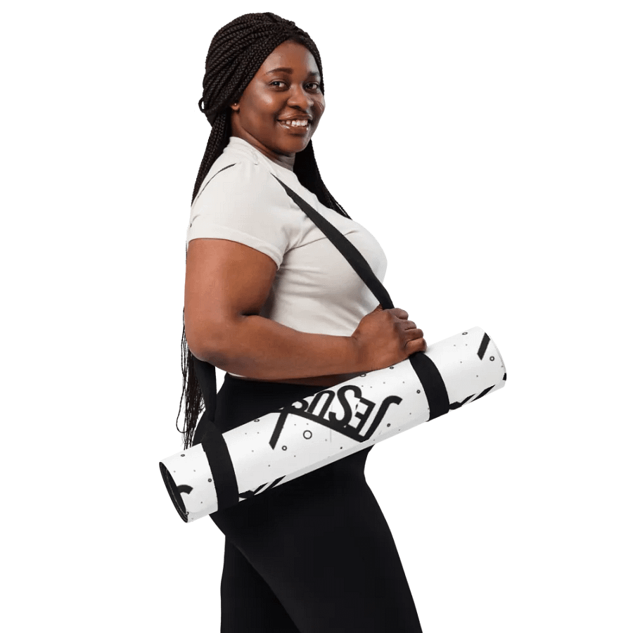 Black Jesus Printed Yoga Mat product image (10)