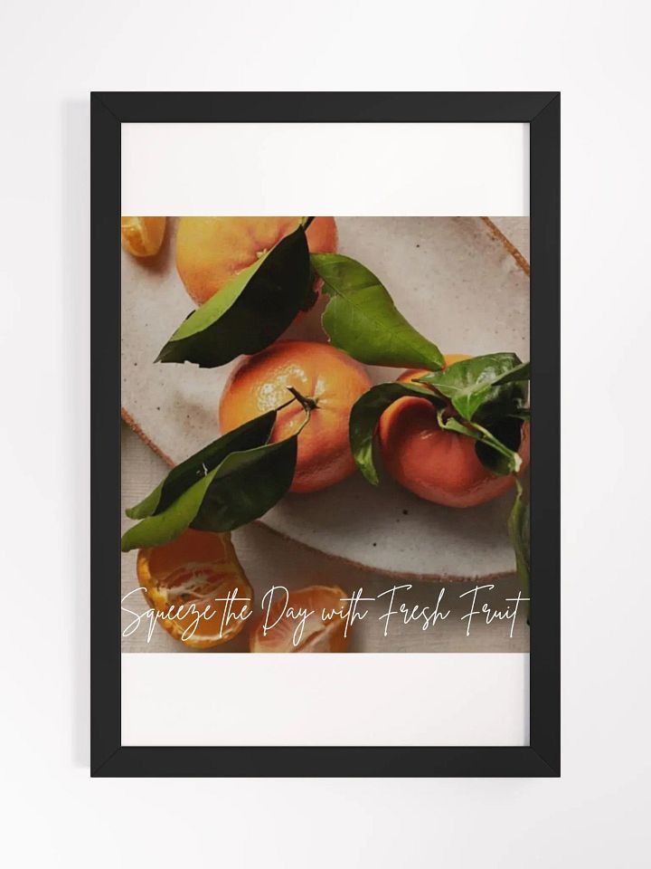 Wall Art Fruit Framed High-Quality Matte Poster (in) product image (1)
