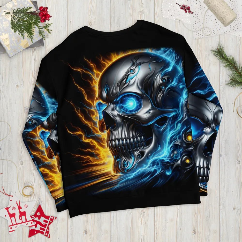 Ethereal Skull Glow - Unisex Sweatshirt #14 product image (11)