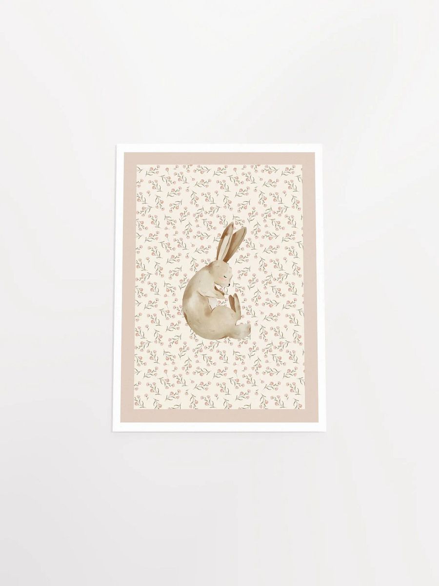 Boho Bunny Nursery Print 5 product image (5)