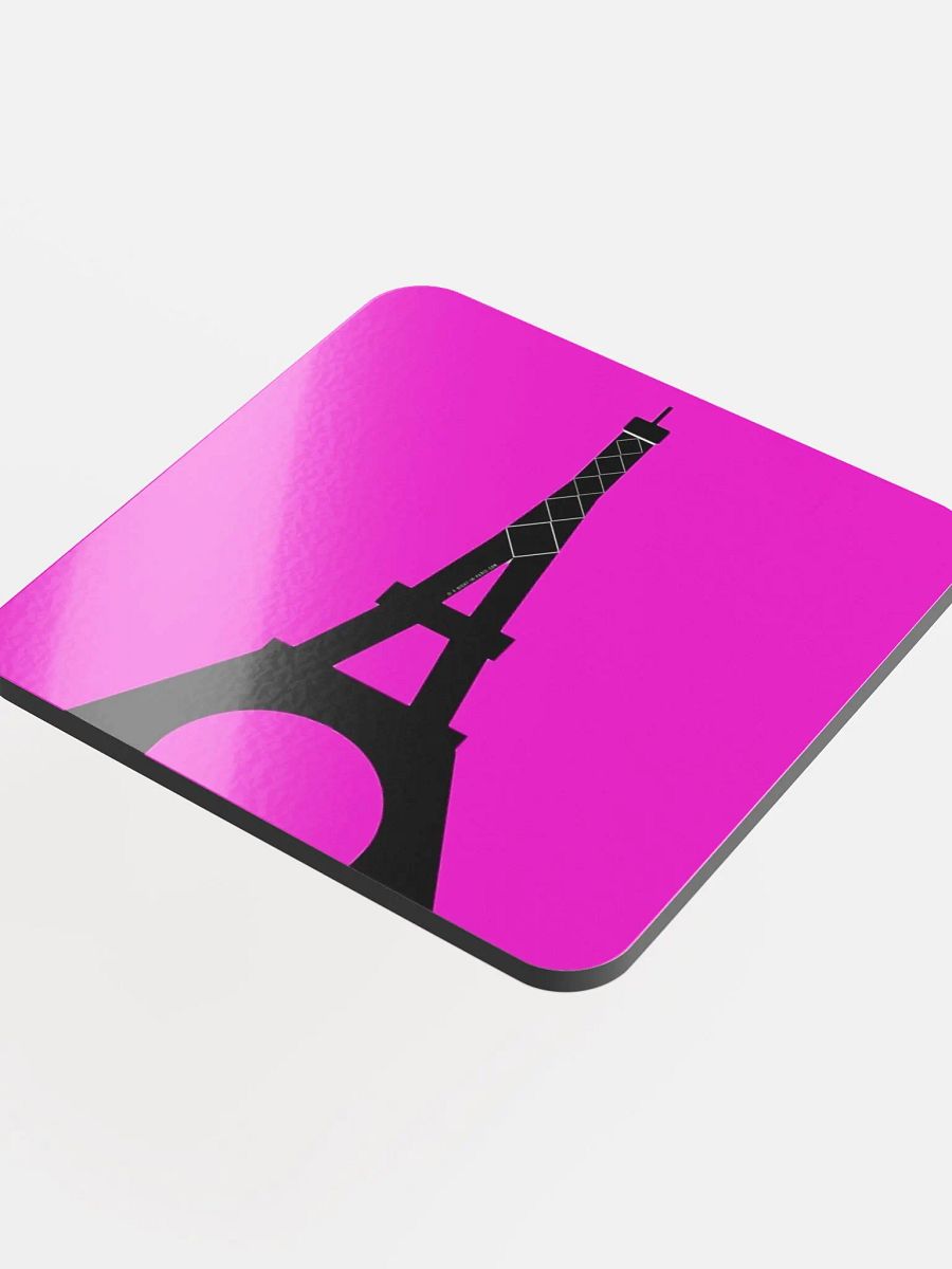Eiffel Paris Coaster Pink (Qty 1) product image (4)