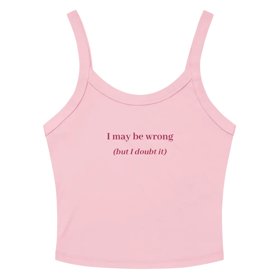 I may be wrong Tank Top product image (5)