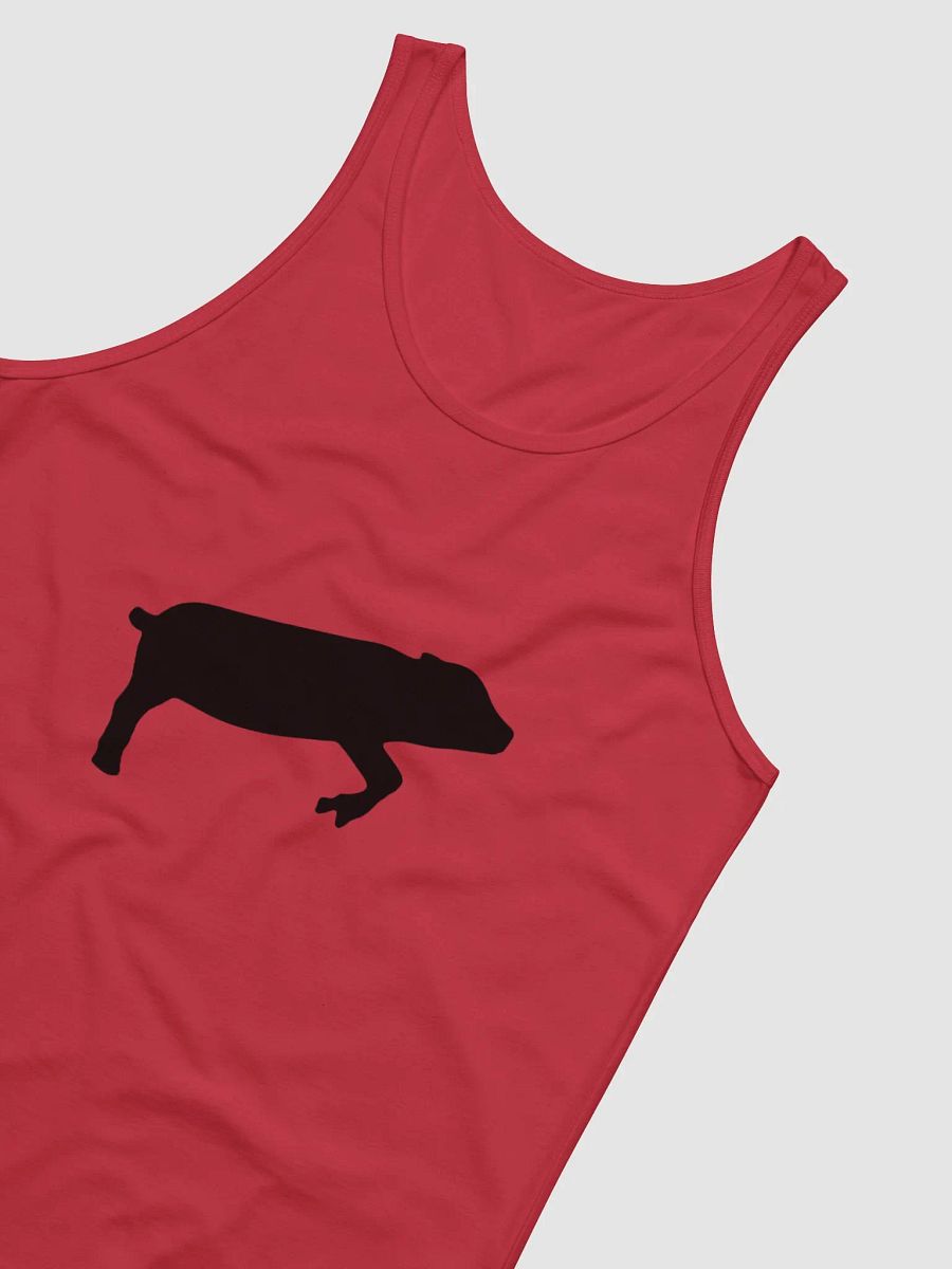Leaping Pig DARK (Bella+Canvas Jersey Tank) product image (44)