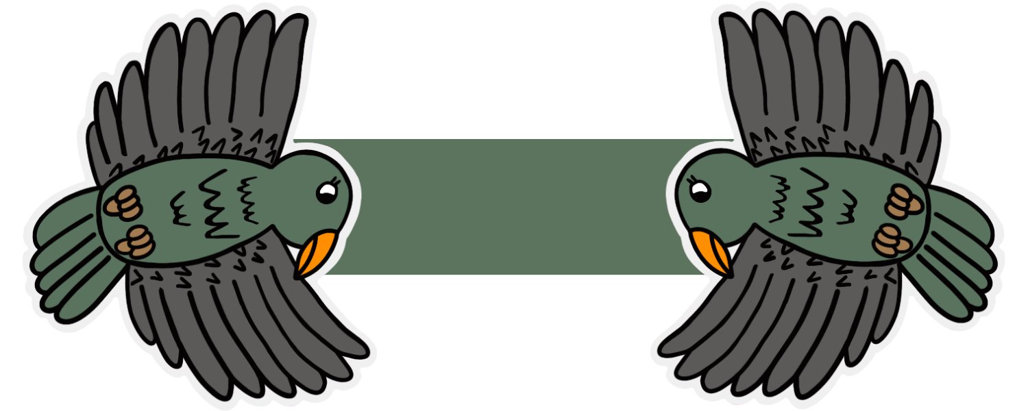 Cute Cartoon Greybird Magnetic Laminated Bookmark for Bird Lovers product image (2)