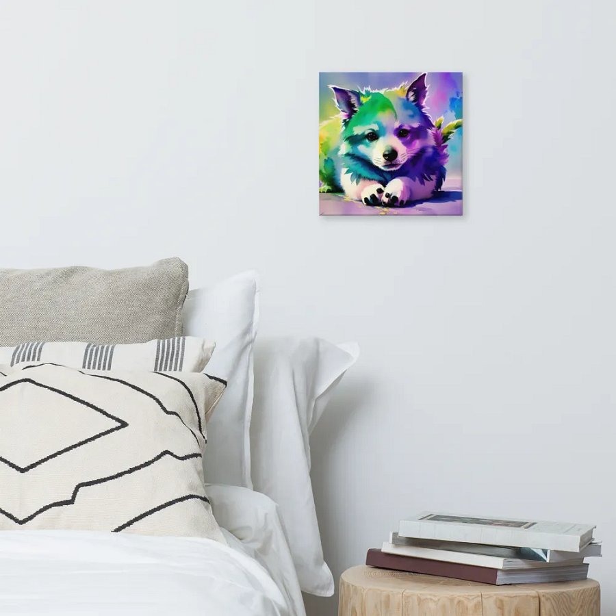 Cute Dog Digital Painting - v5 product image (6)