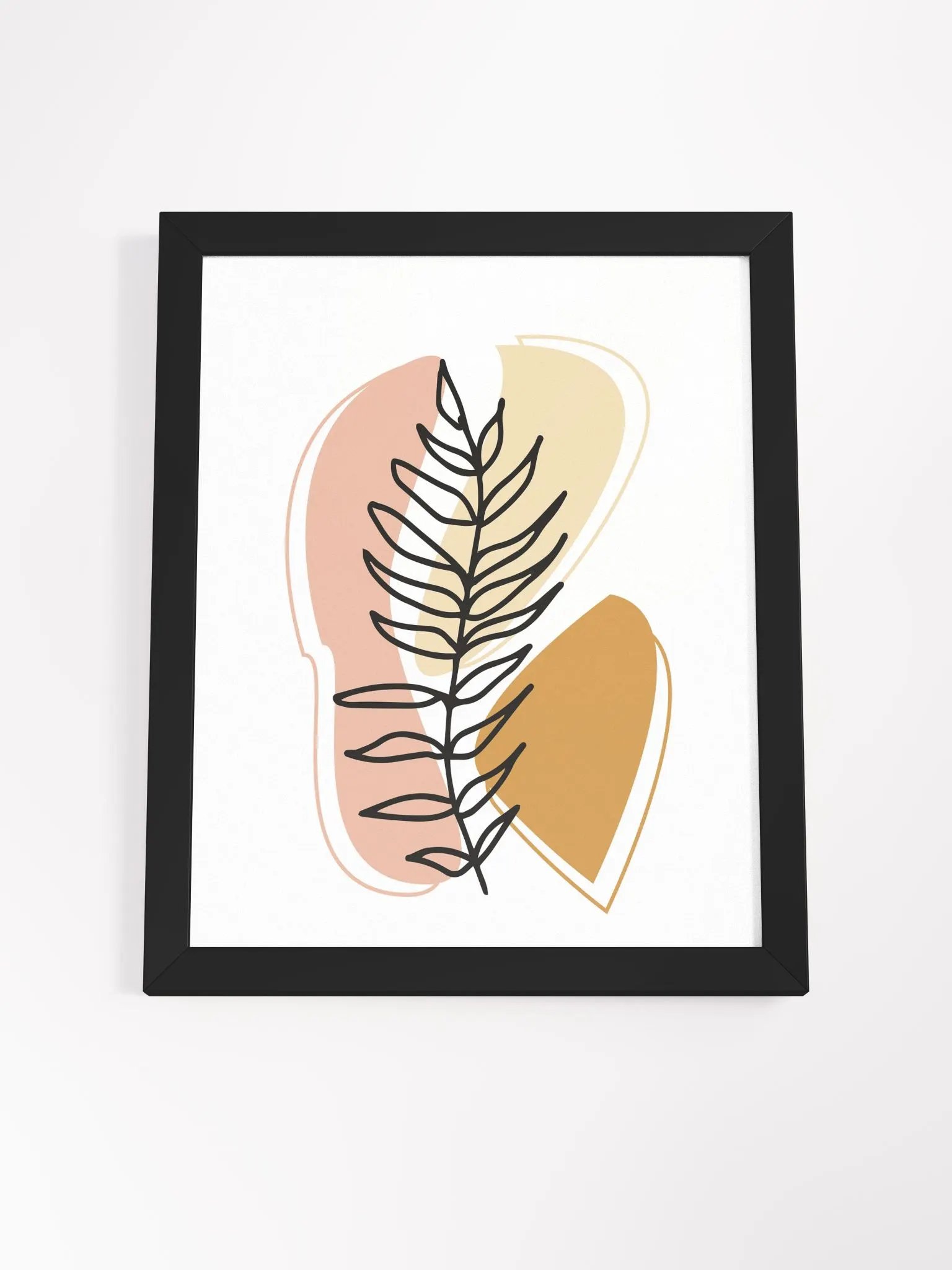 Minimalistic Plant Framed Matte Poster product image (58)