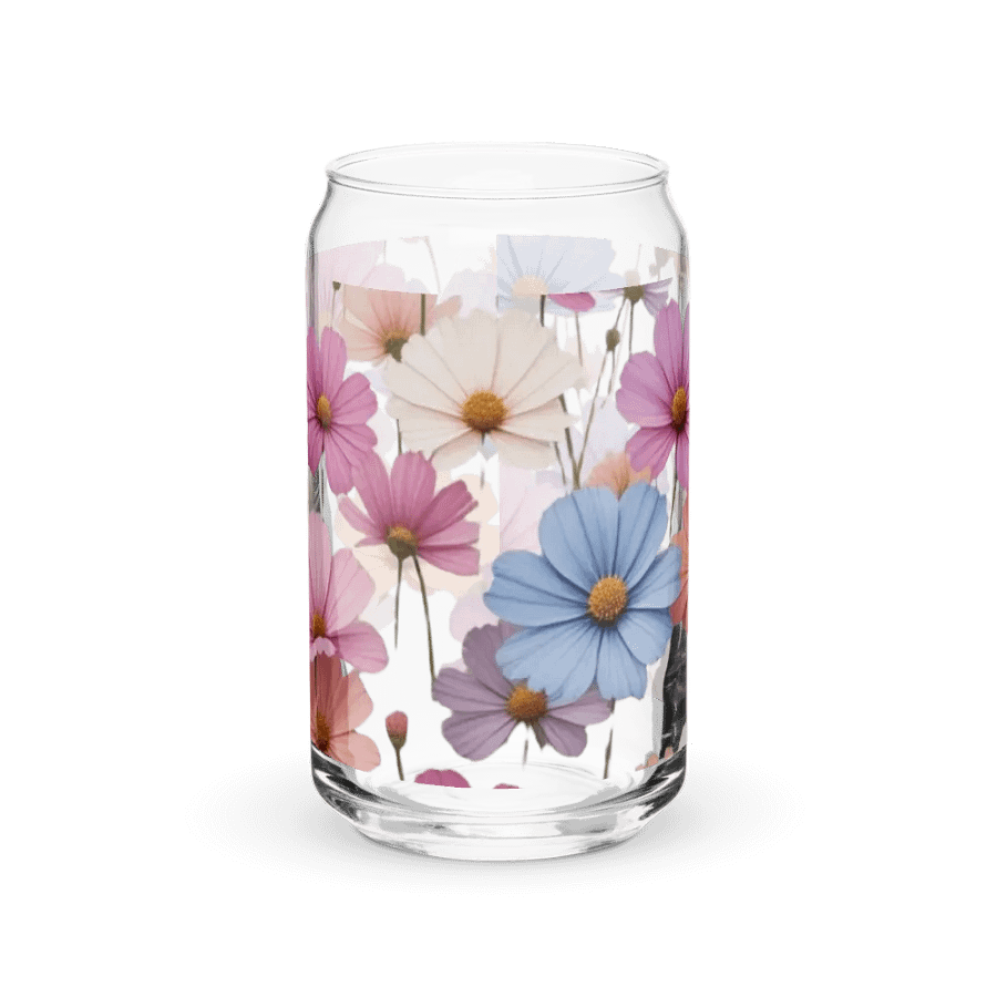 Floral Fusion Can-Shaped Glass product image (2)