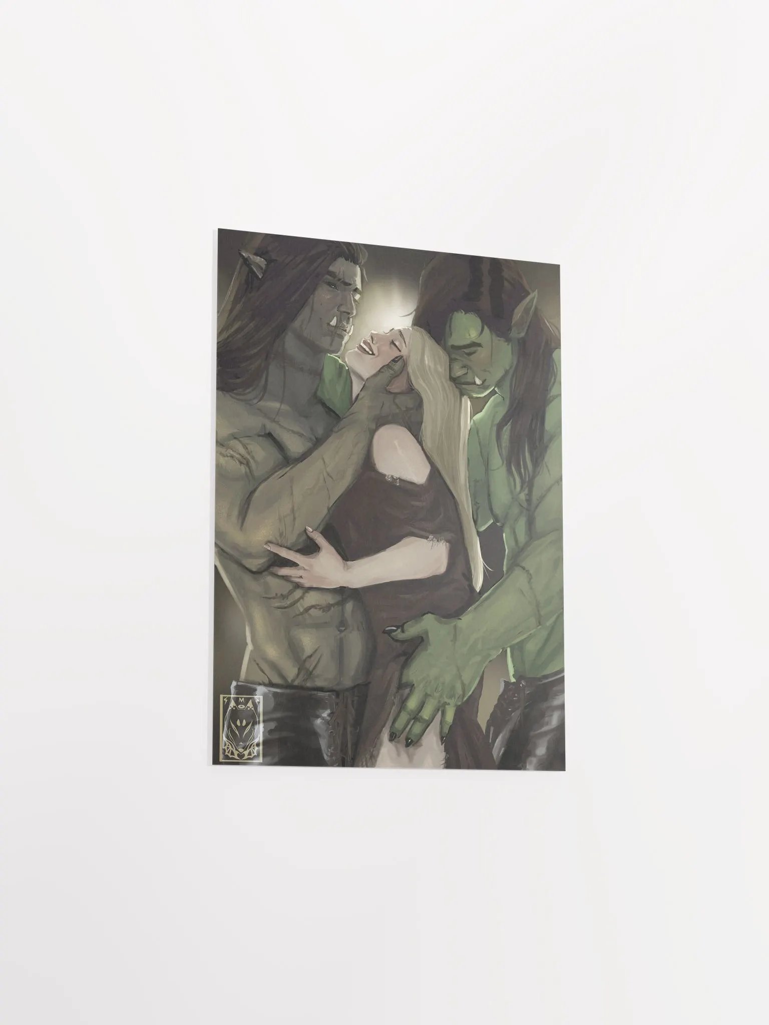 The Maid and the Orcs Art Print, by Skemz product image (3)