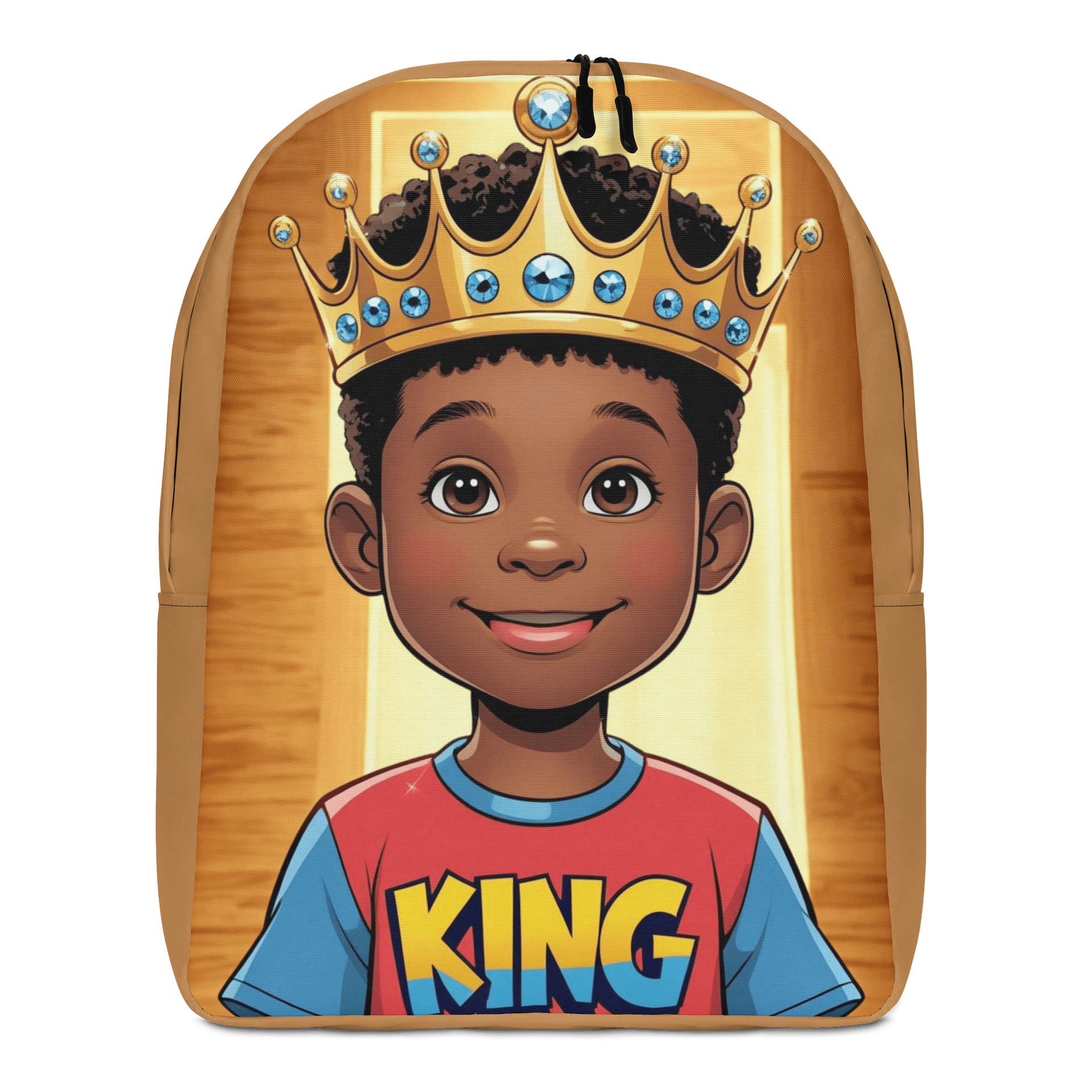 King All-Over Print Minimalist Backpack product image (1)