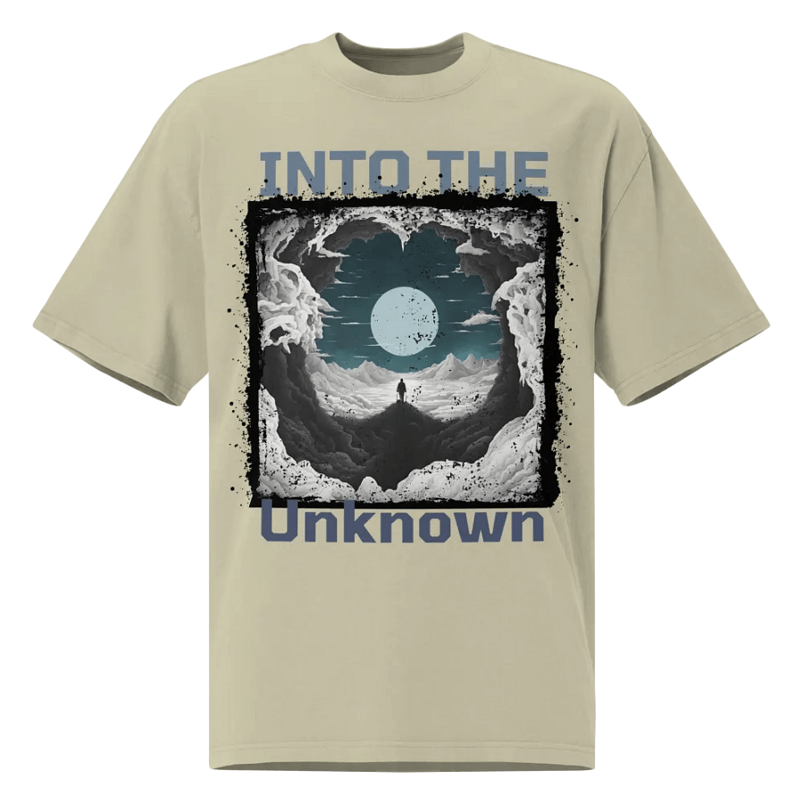 Into the unknown unisex faded tee product image (1)