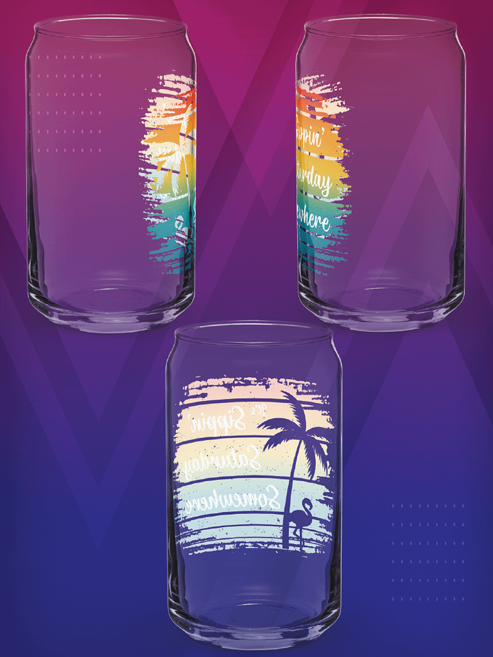 Sippin' Saturday Somewhere - Glass product image (2)