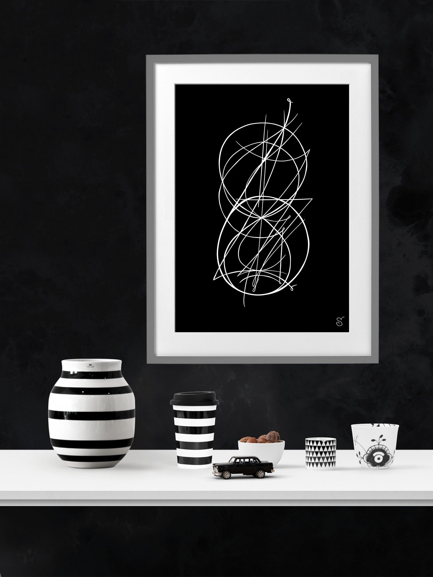 Vibrant Matte Poster Print - Abstract Image No. 9 product image (14)