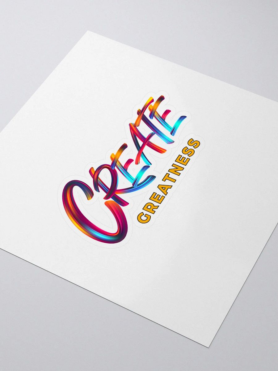 Create Greatness - Kiss Cut Stickers product image (3)