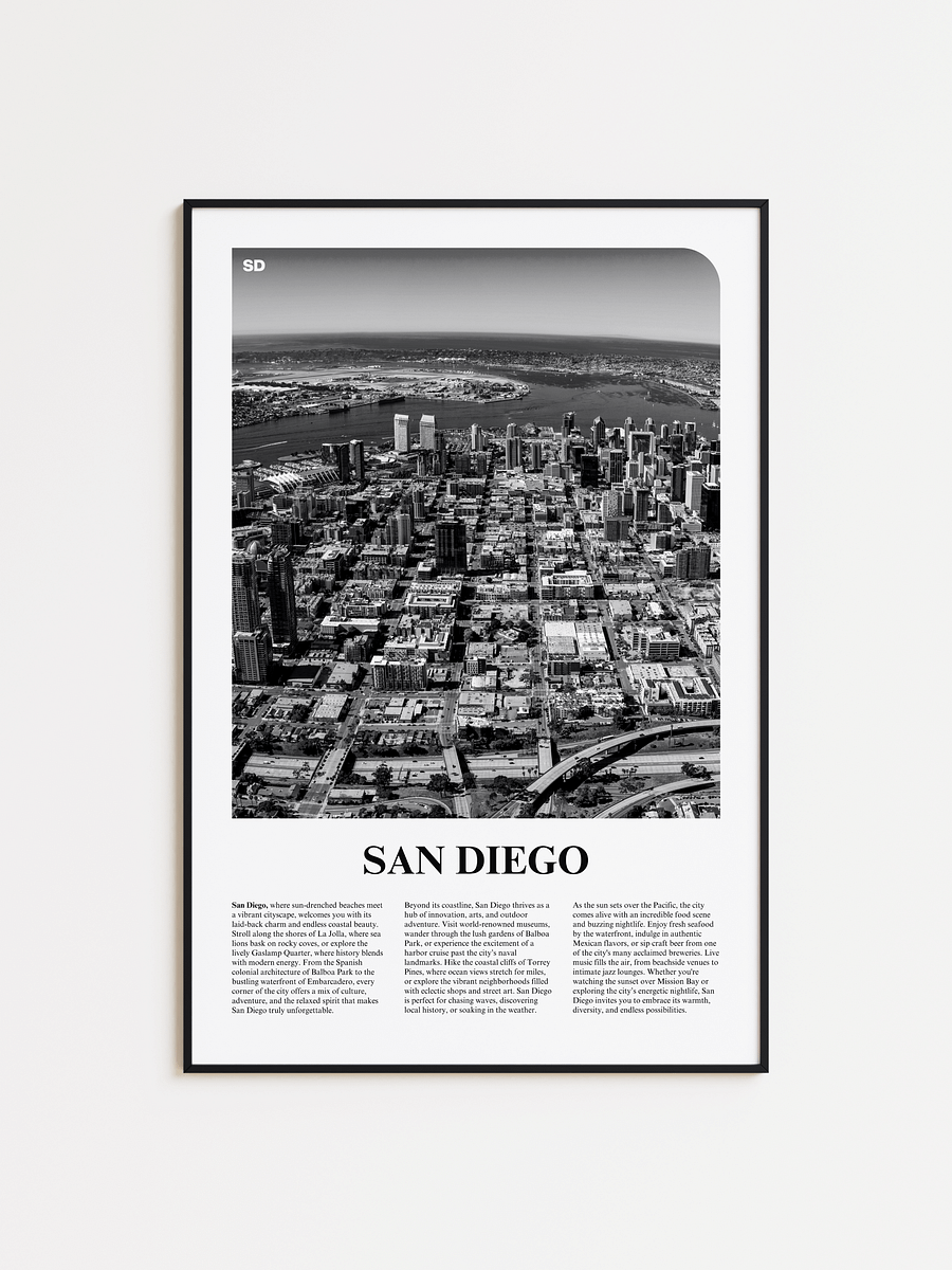 San Diego 01 Newspaper Poster product image (1)