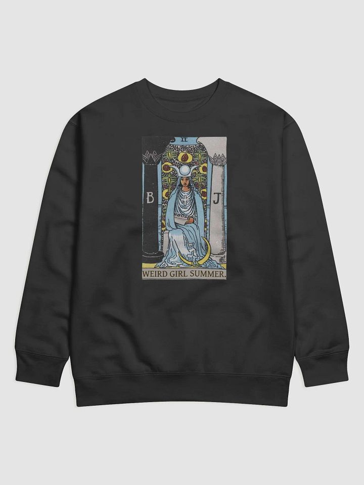 Weird Girl Summer Tarot High Priestess - Unisex Sweatshirt product image (1)