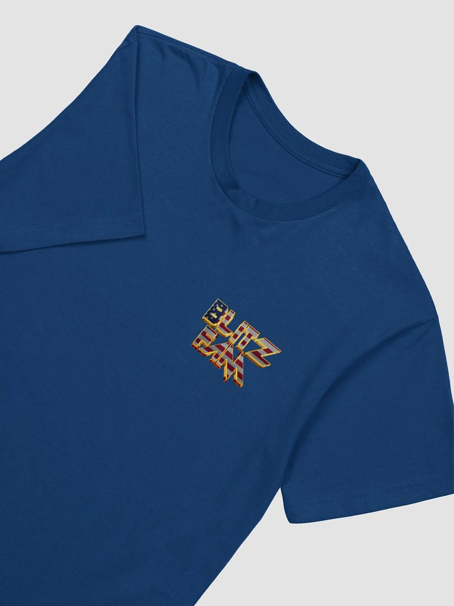 Merica BFam blue t shirt left logo product image (3)