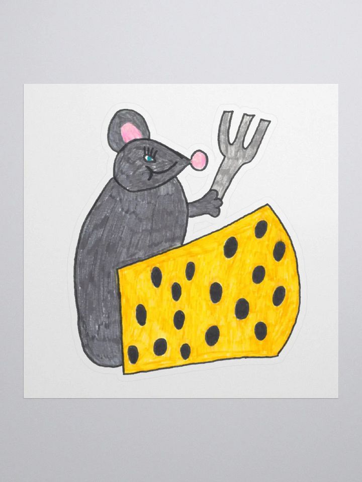 Cheese mouse sticker product image (1)