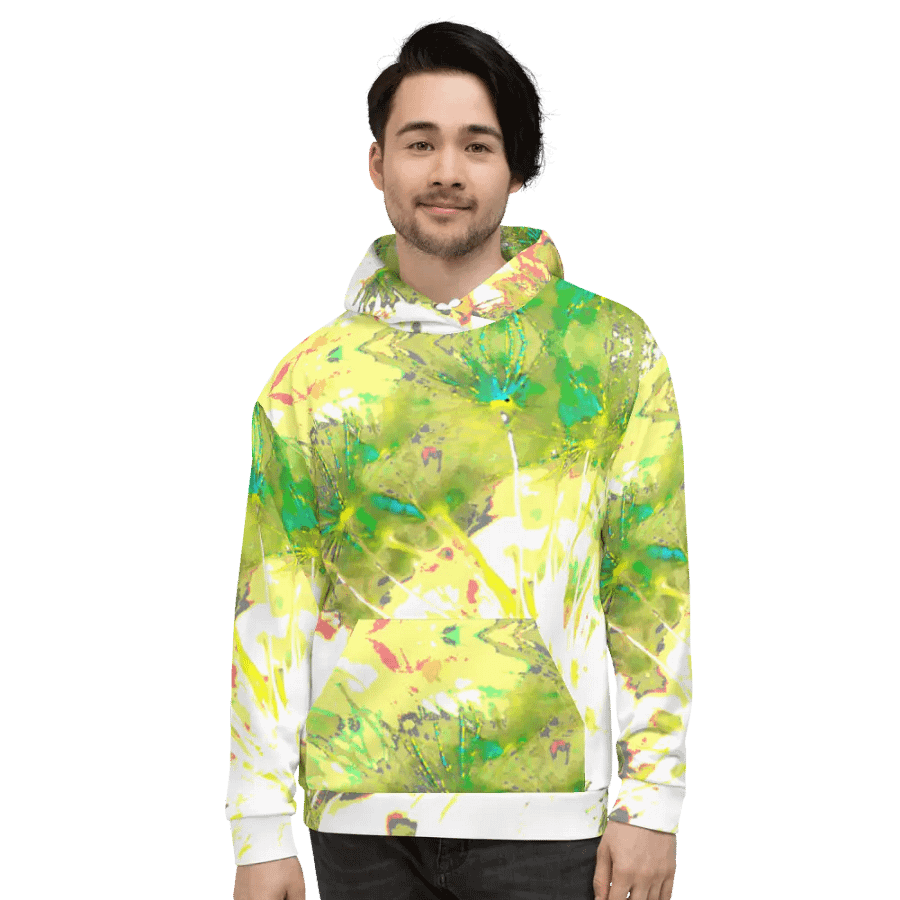 Way Cooler Abstract Dandelion Unisex Pull Over Hoodie product image (3)