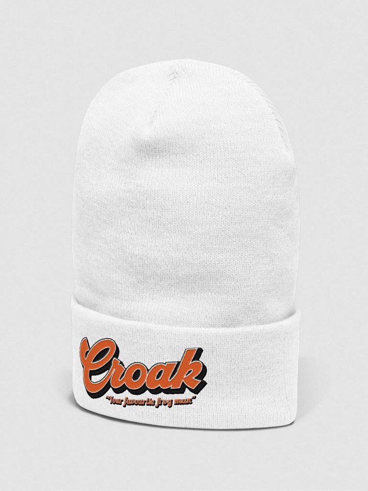 Croak 2024 Text Beanie product image (2)