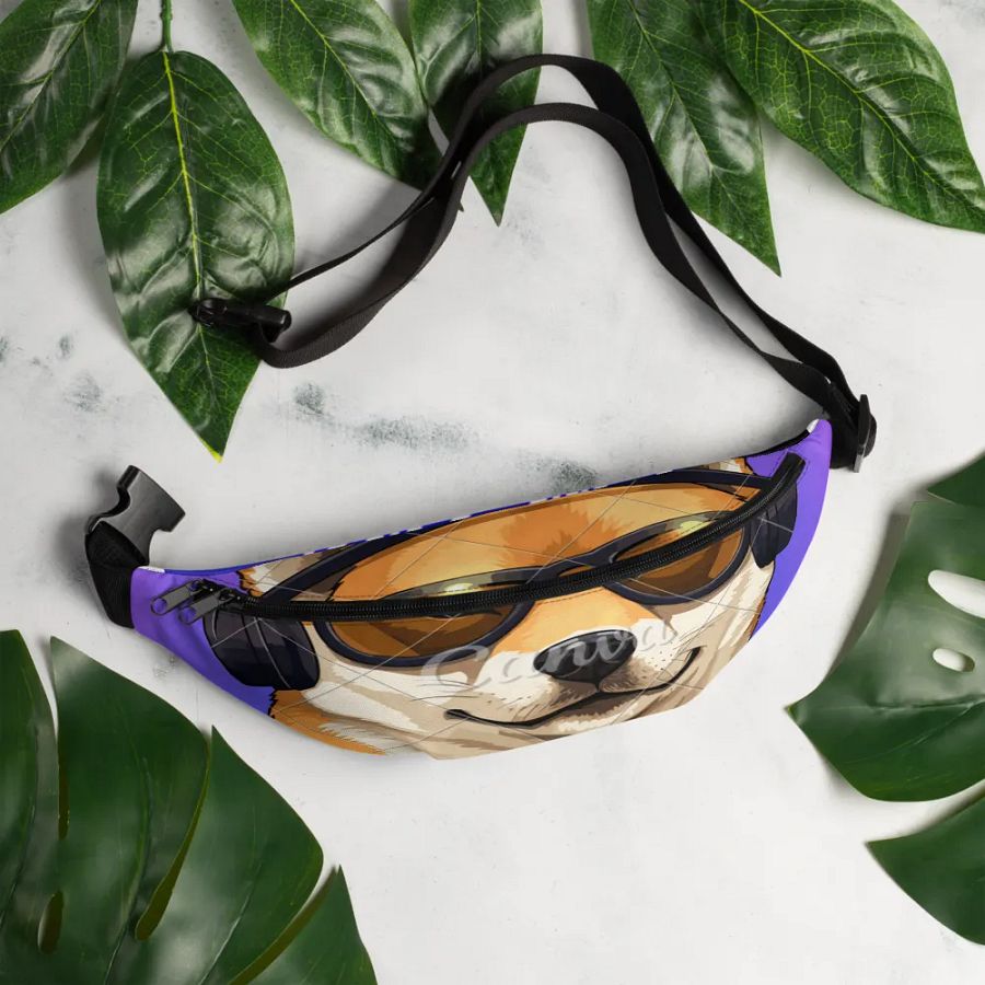 Cool Canine All-Over Fanny Pack product image (5)
