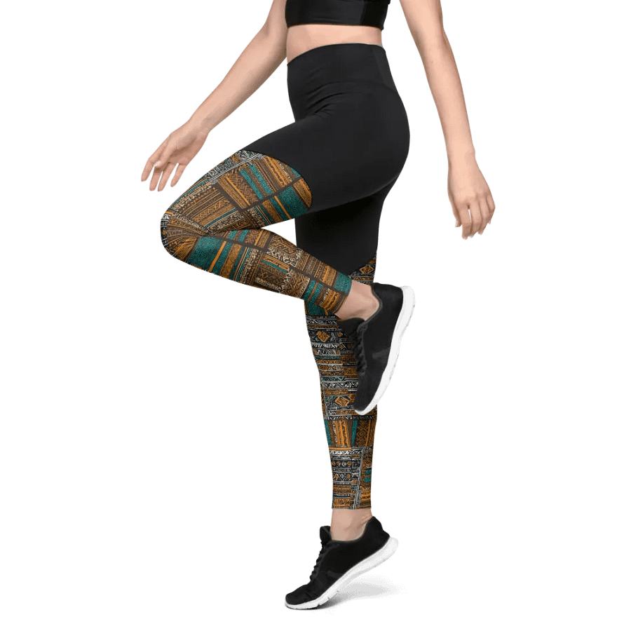Tribal Ambassador Pattern | Sports Leggings product image (5)