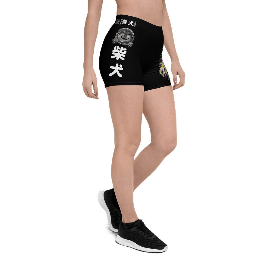 "HI" SHIBA INU All-Over Print Shorts product image (6)