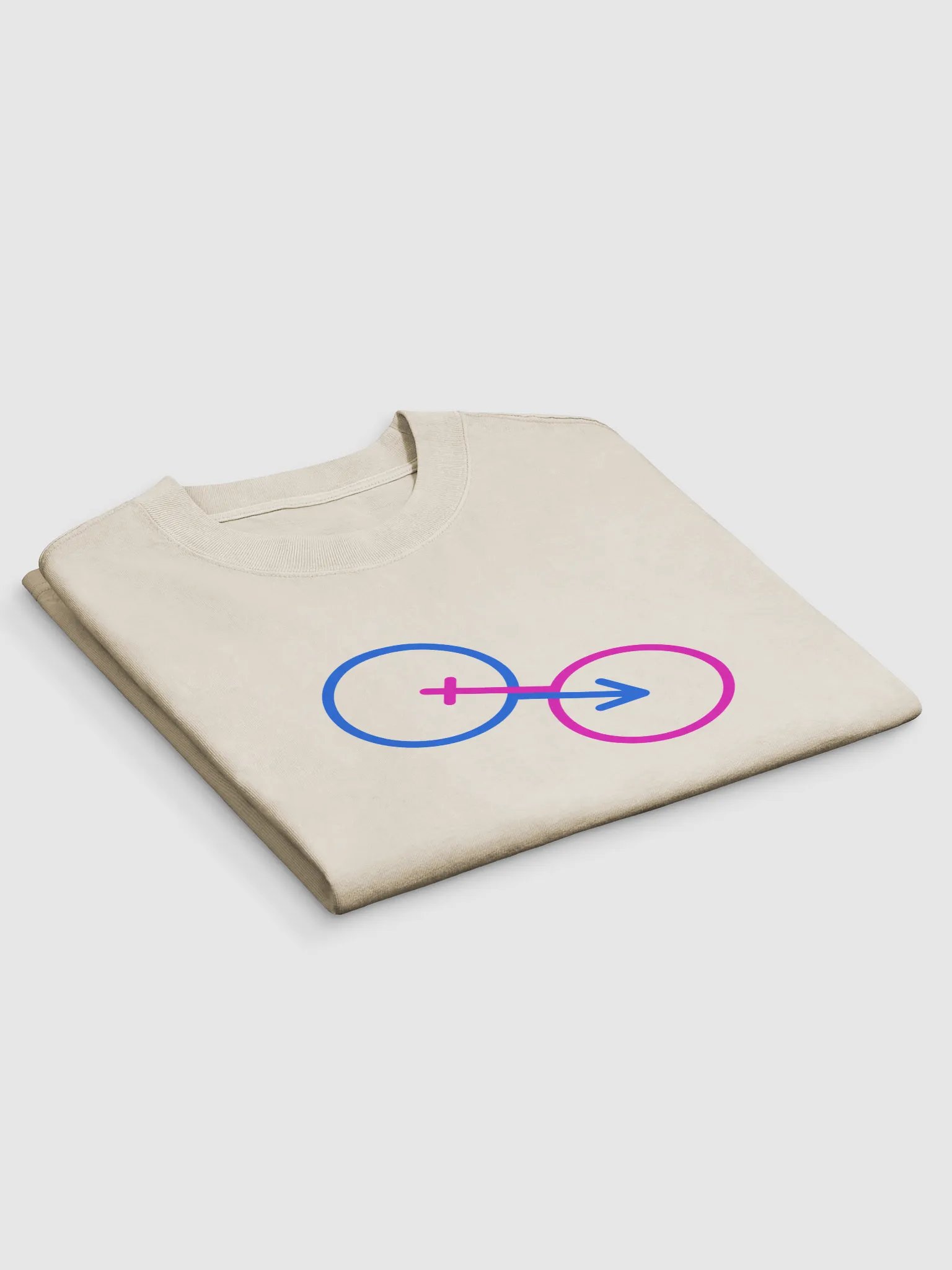 Traditional Genders Symbol Fusion Oversized Tee product image (3)