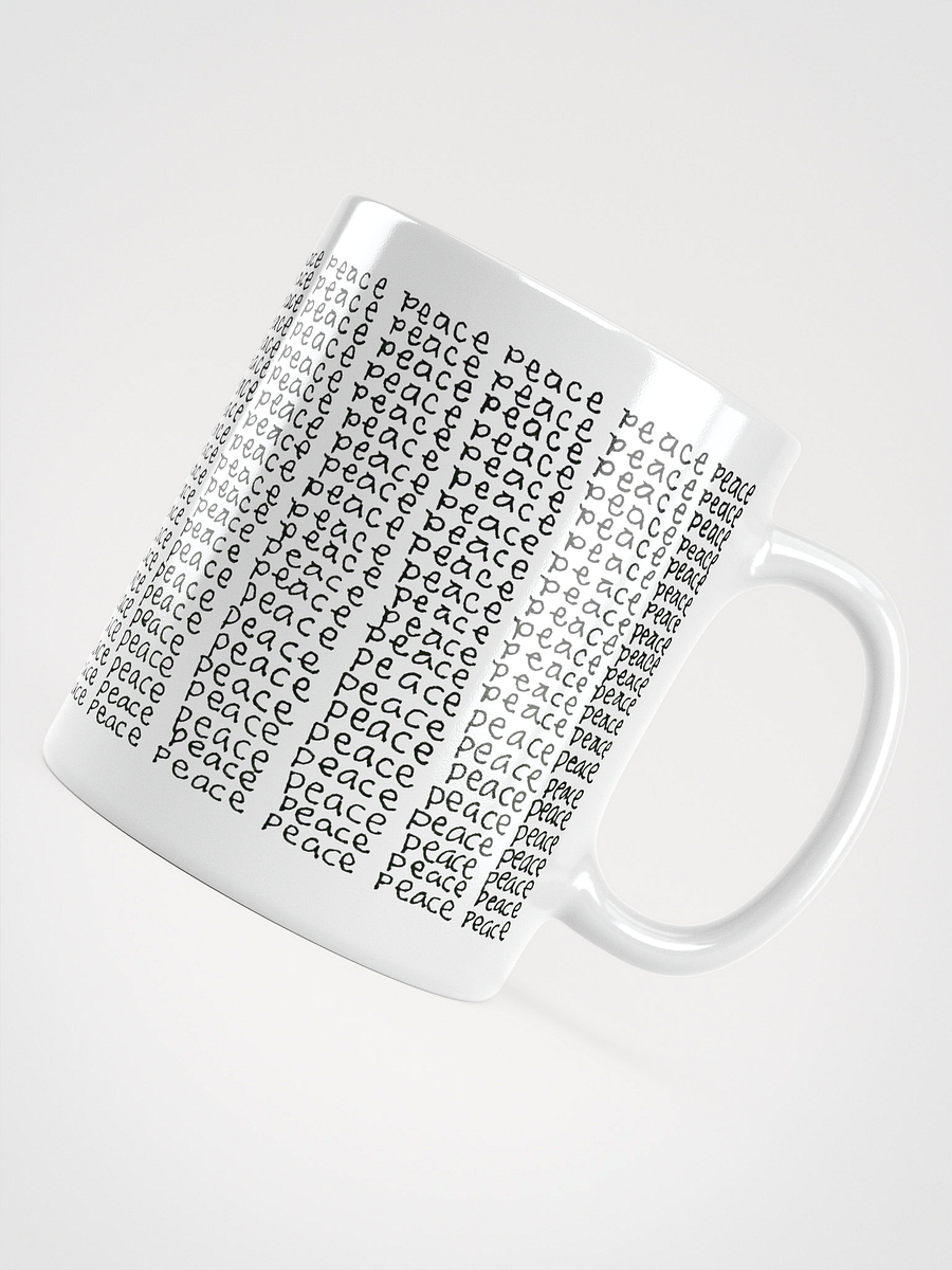 Peace 2 White Glossy Mug product image (4)
