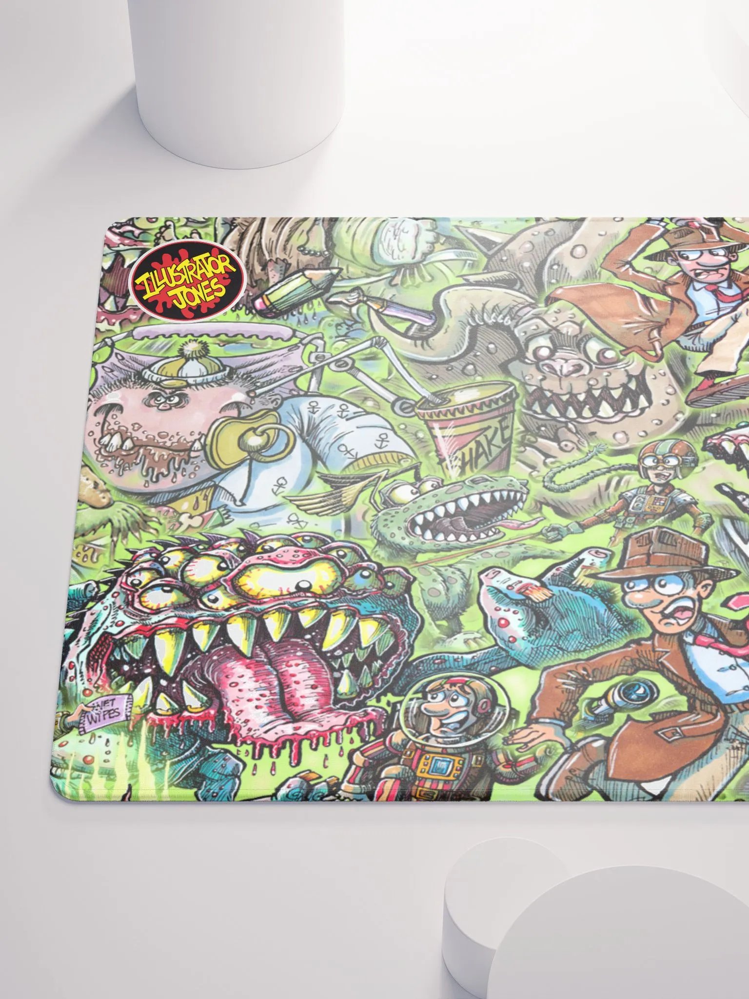 Illustrator Jones Gaming Mouse Mat product image (6)