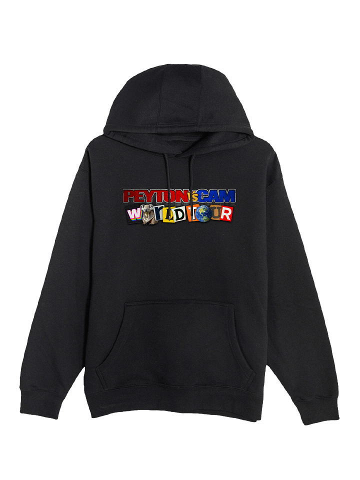 WORLDWIDE YSK TOUR HOODIE- BLACK product image (1)