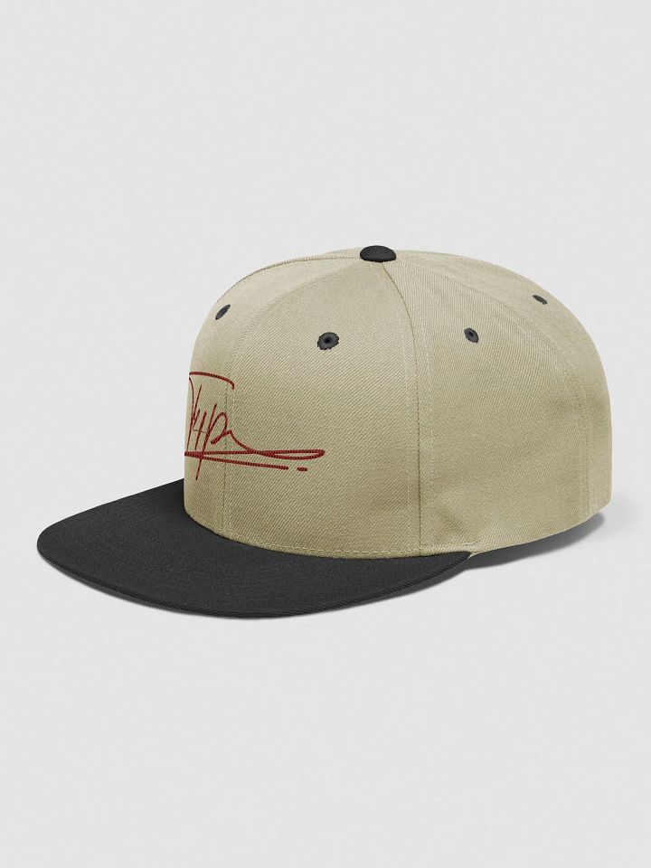 T4P Wool Blend Snapback - Beige/Maroon product image (2)