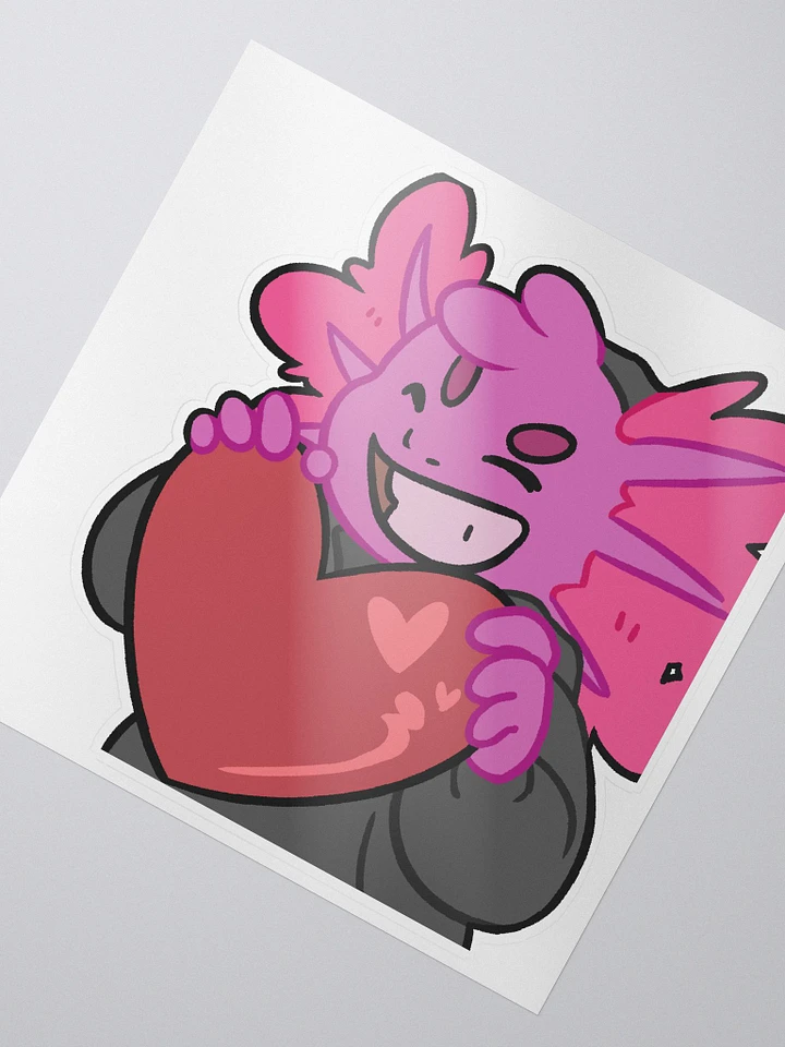 Axolotl Love | Kiss-Cut Sticker product image (2)