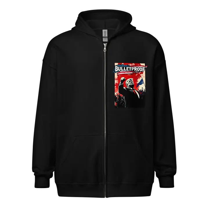 Zip Hoodie: Trump, Bulletproof product image (1)