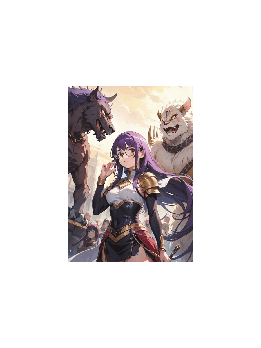Purple K Warrior Poster product image (1)