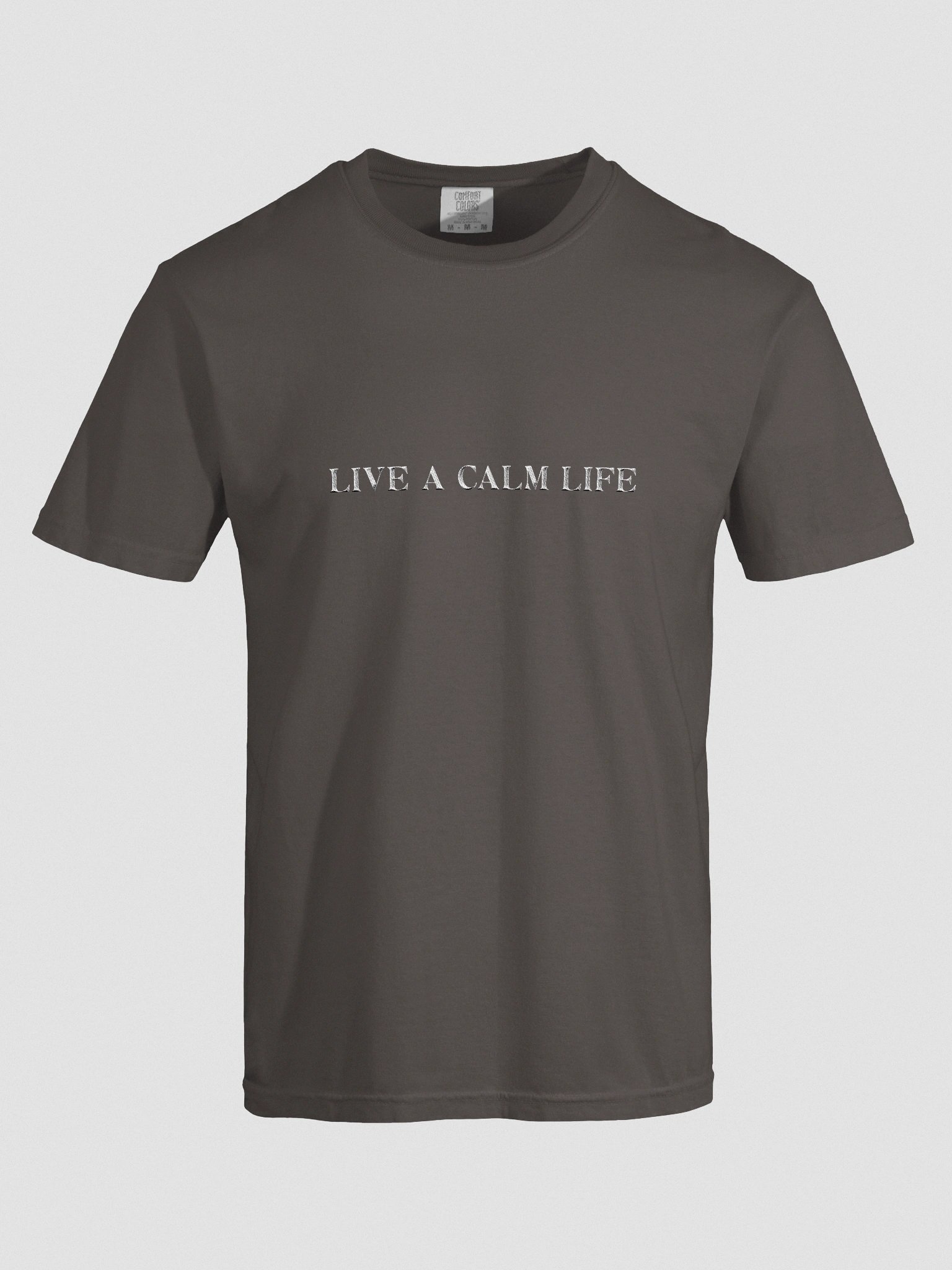 Embroidered Live A Calm Life Unisex Tee product image (3)