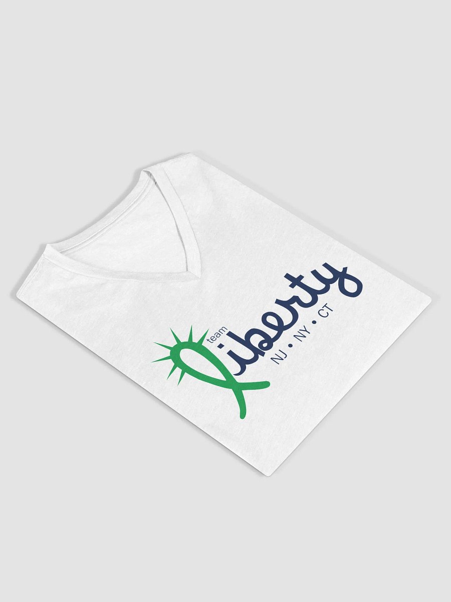 Women's White V-Neck T-Shirt product image (4)