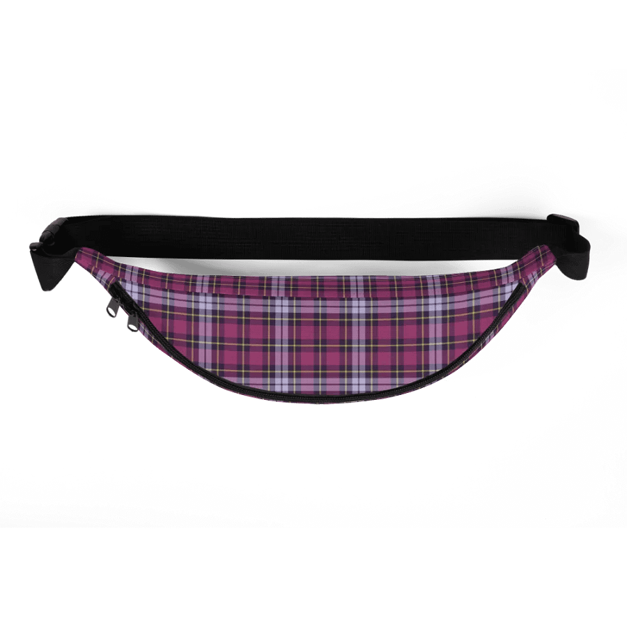 Bright Purple Plaid Fanny Pack product image (5)